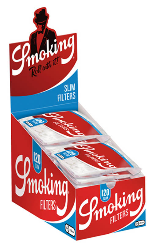 1200 Stk. SMOKING Filter Tips SLIM Wattefilter