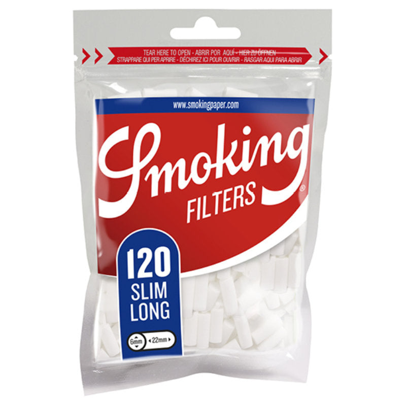 1200 Stk. SMOKING Filter Tips SLIM LONG Wattefilter 6/22mm