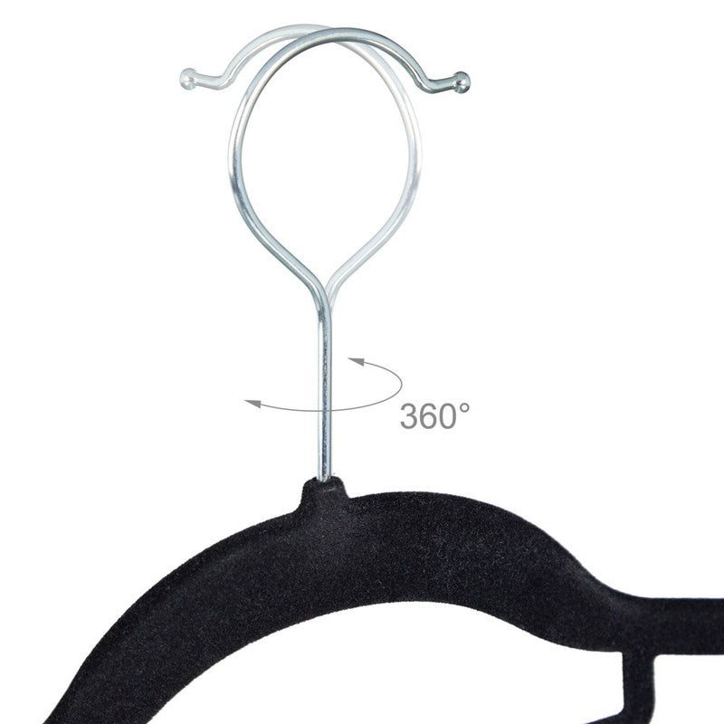 Samt Kleiderbügel VELOUR Wäschebügel 10er Set