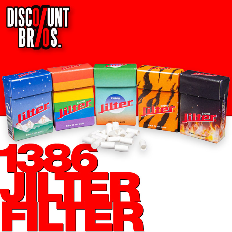 33 × 42 Stk. JILTER DISPLAY Zwister Box Filter Tips 6mm EXTRA-SLIM
