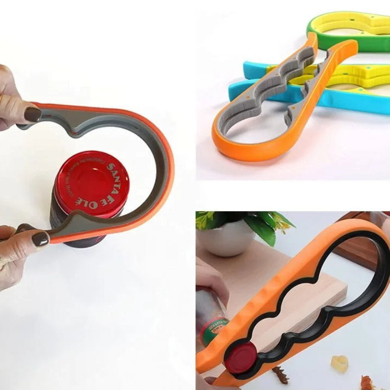 4-in-1 Glas- und FLASCHENÖFFNER für kinderleichtes öffnen