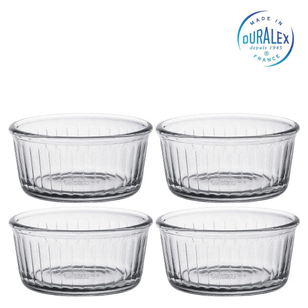 4er-Set Duralex OVENCHEF Ramequin Souffléförmchen Auflaufförmchen 8,5cm