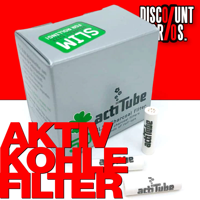 50 Stk. TUNE ActiTube Aktivkohlefilter 7mm SLIM