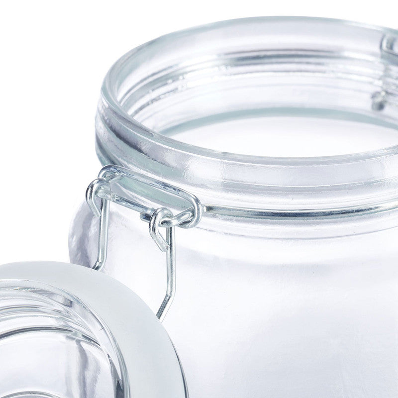6er-Set 750ml EINMACHGLÄSER Einmachglas Glas mit Bügelverschluss