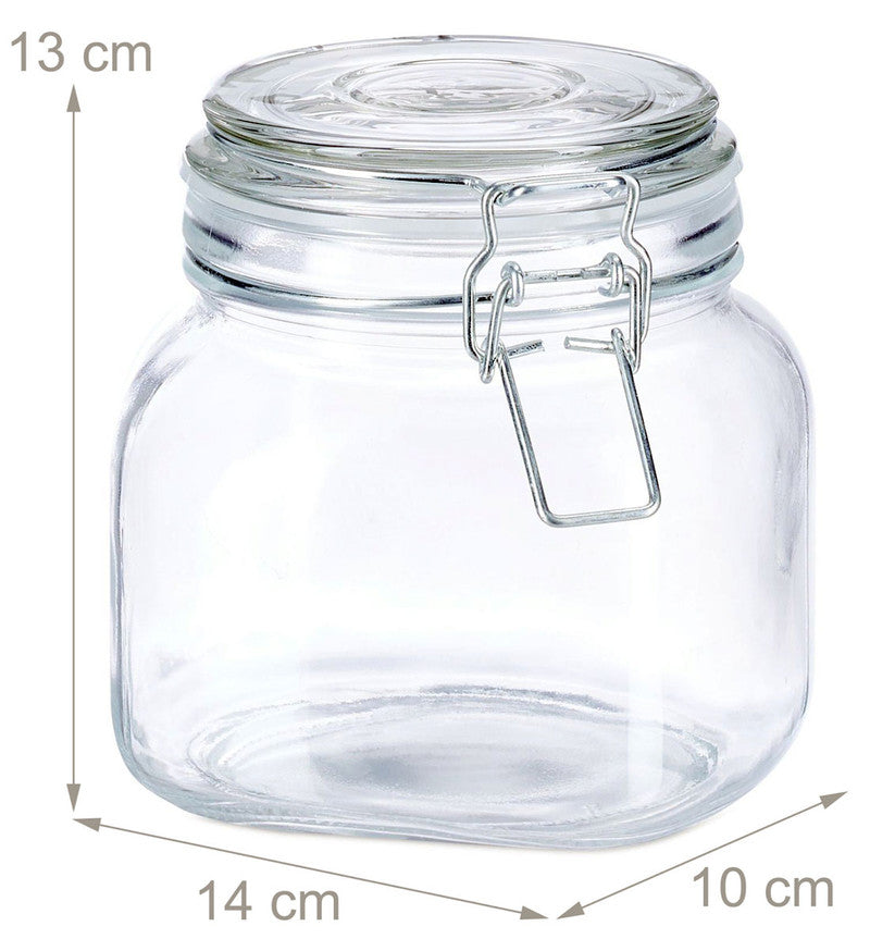 6er-Set 750ml EINMACHGLÄSER Einmachglas Glas mit Bügelverschluss