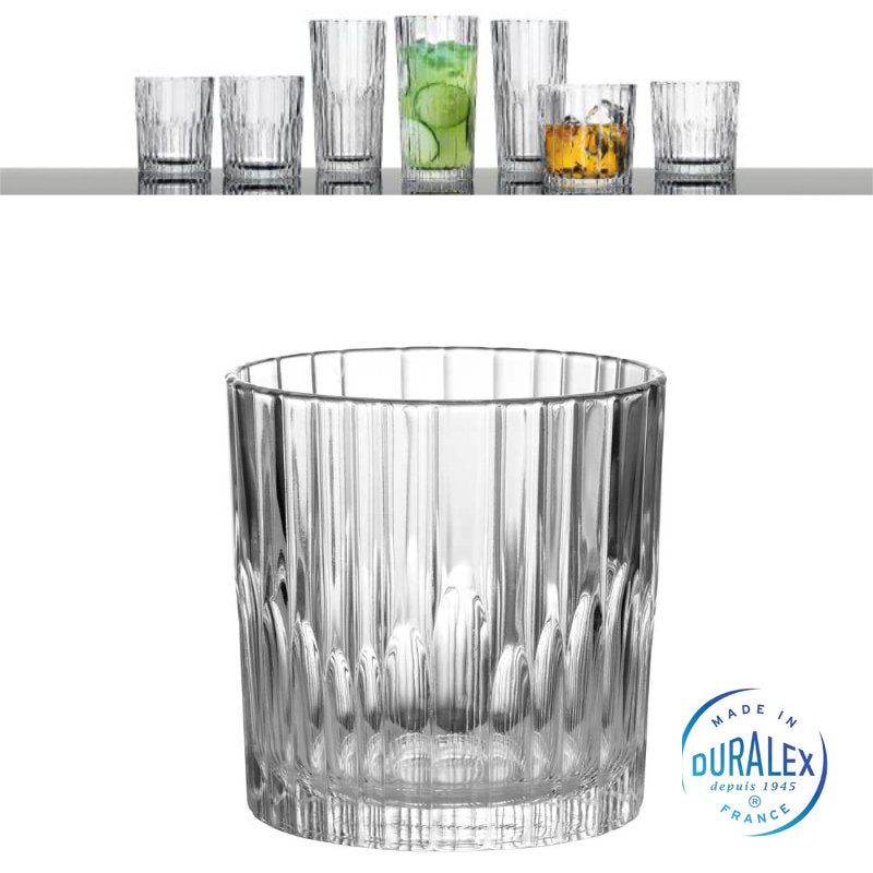6er-Set Trinkgläser Glas TRINKGLAS Duralex Whiskeygläser Manhattan 6×31cl