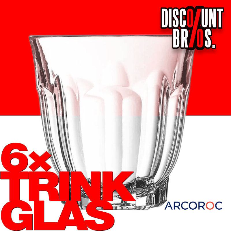6er-Set Trinkgläser Glas TRINKGLAS Arcoroc ARCADIE 6×35cl
