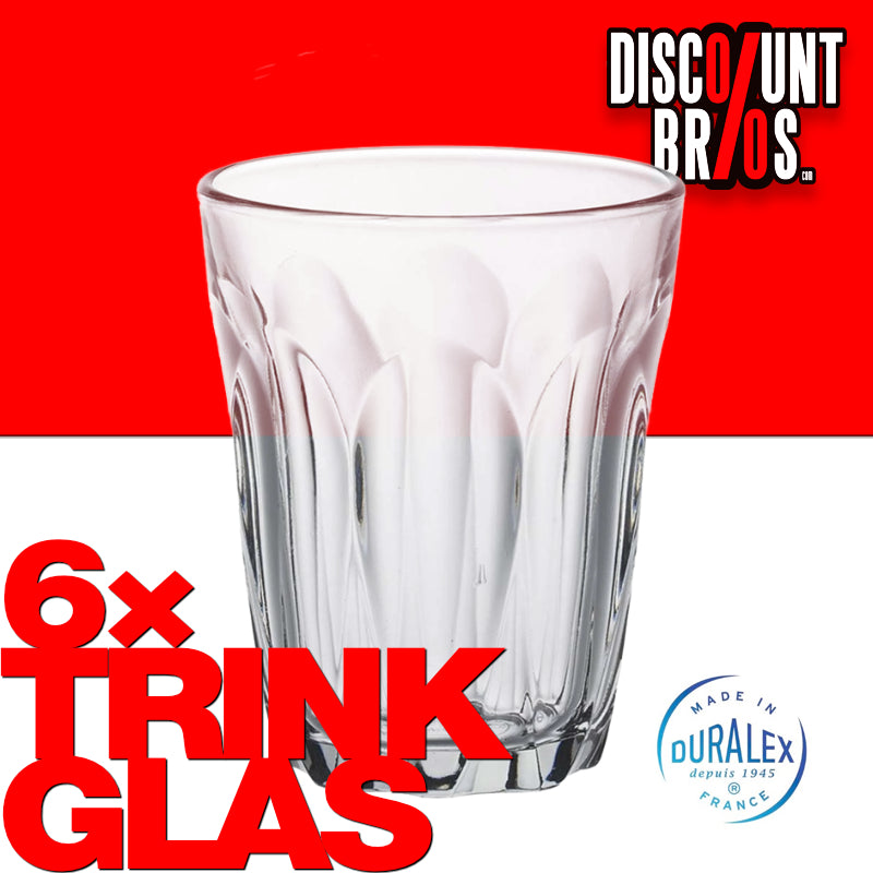 6er-Set Trinkgläser Glas TRINKGLAS Duralex Provence 6×13cl