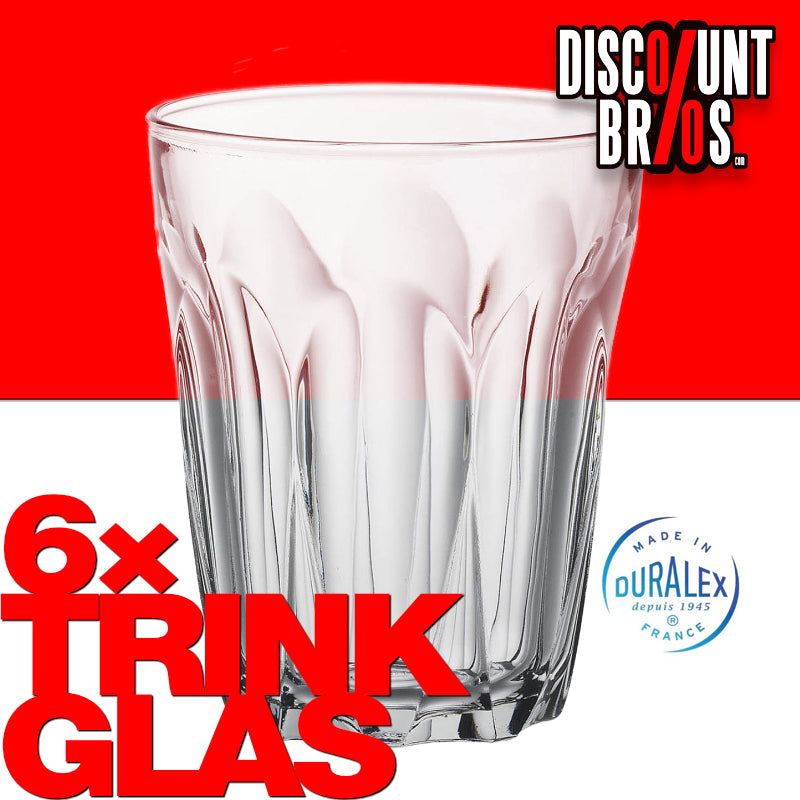 6er-Set Trinkgläser Glas TRINKGLAS Duralex Provence 6×25cl