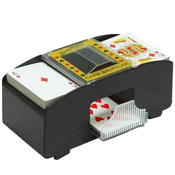Automatischer KARTENMISCHER Kartenmischmaschine für 2 Decks