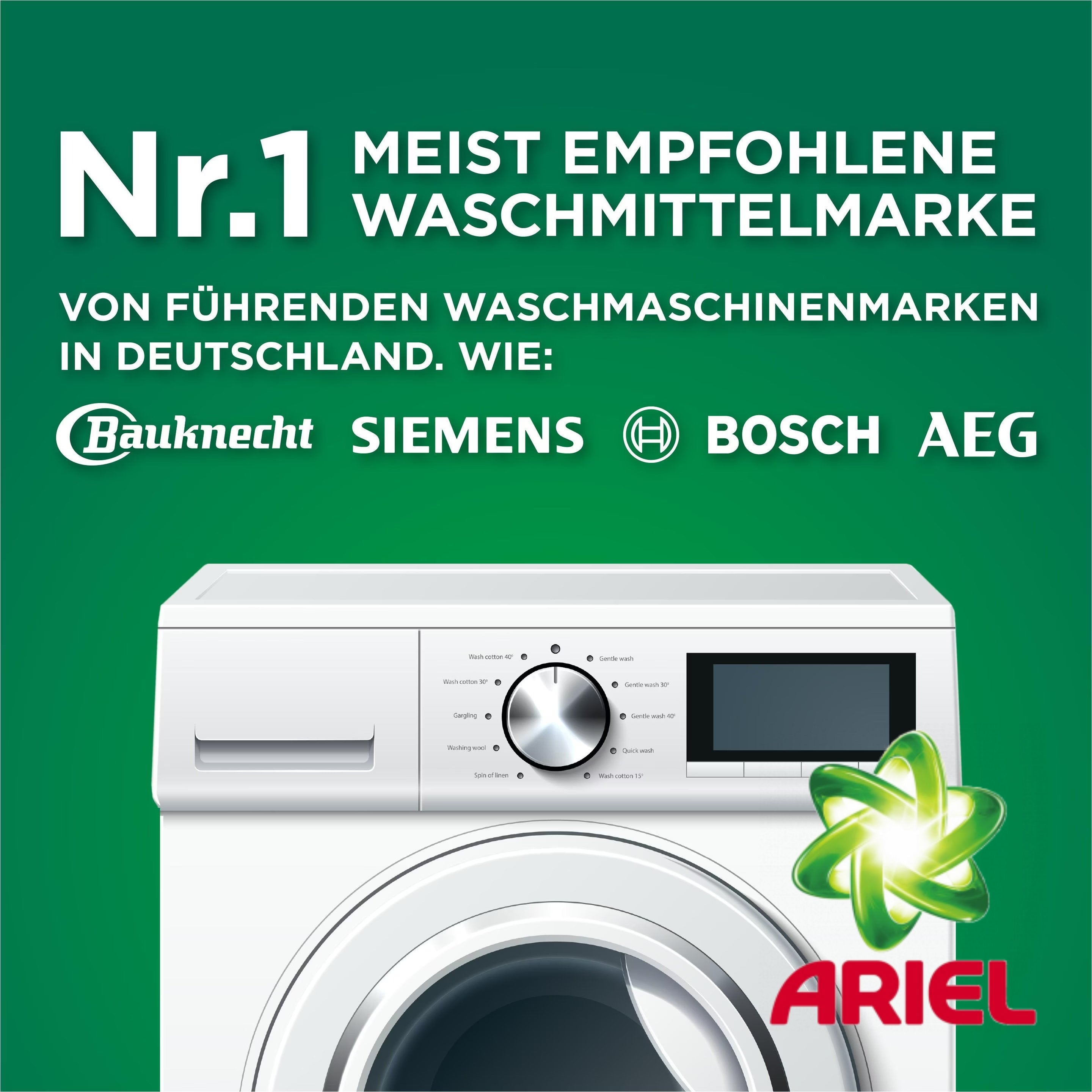 Ariel Color Waschpulver für Buntwäsche 72 Waschladungen