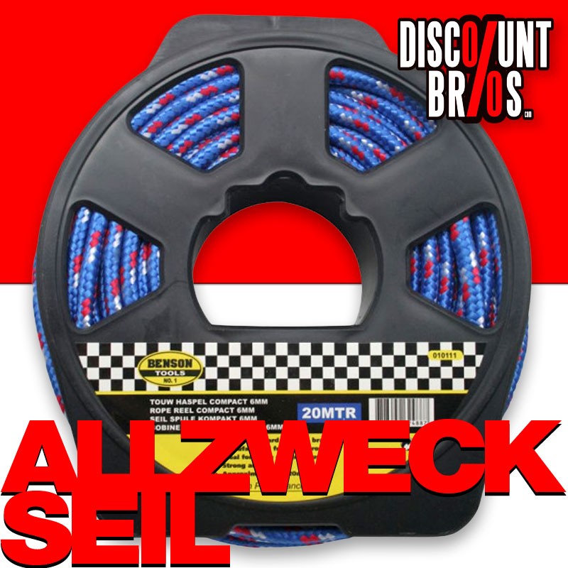 Allzweckseil SEIL Universalseil Kunststoffseil 6mm 20m