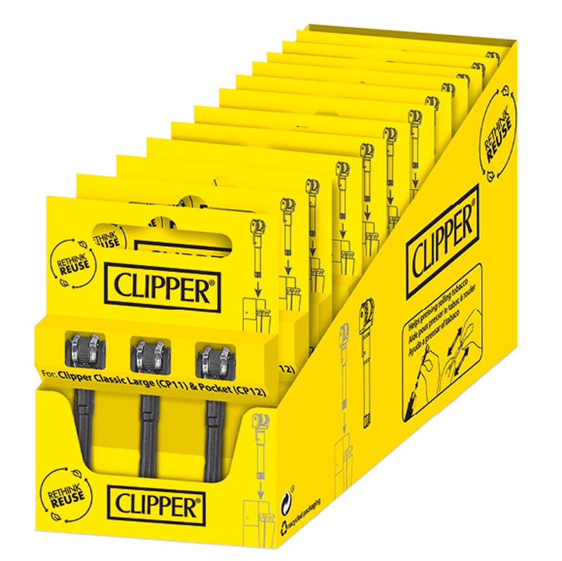 3er Blister FLINTSYSTEM für Feuerzeuge von CLIPPER