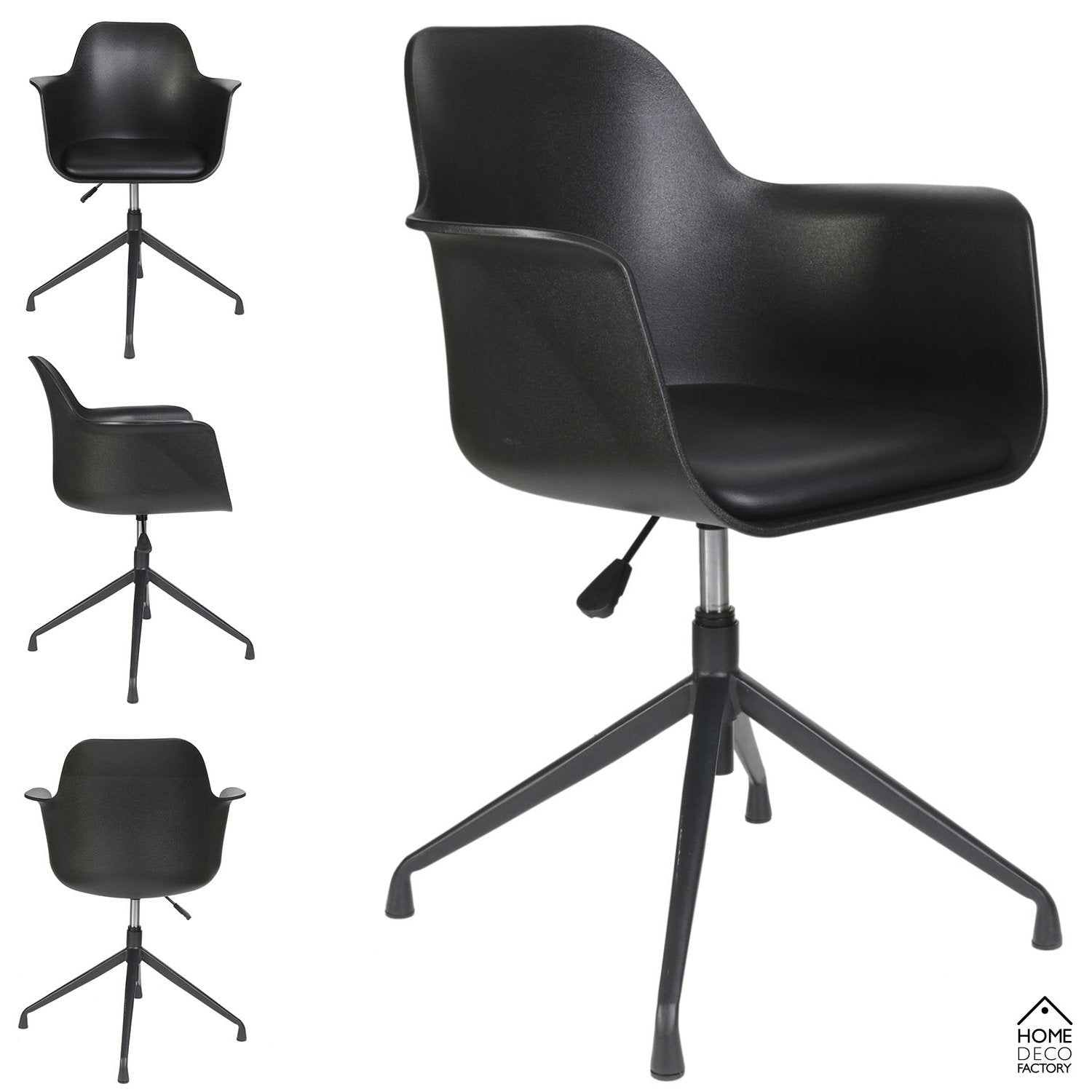 2er Set Drehhocker Liverpool Mangoholz und Metall höhenverstellbar (Kopie)