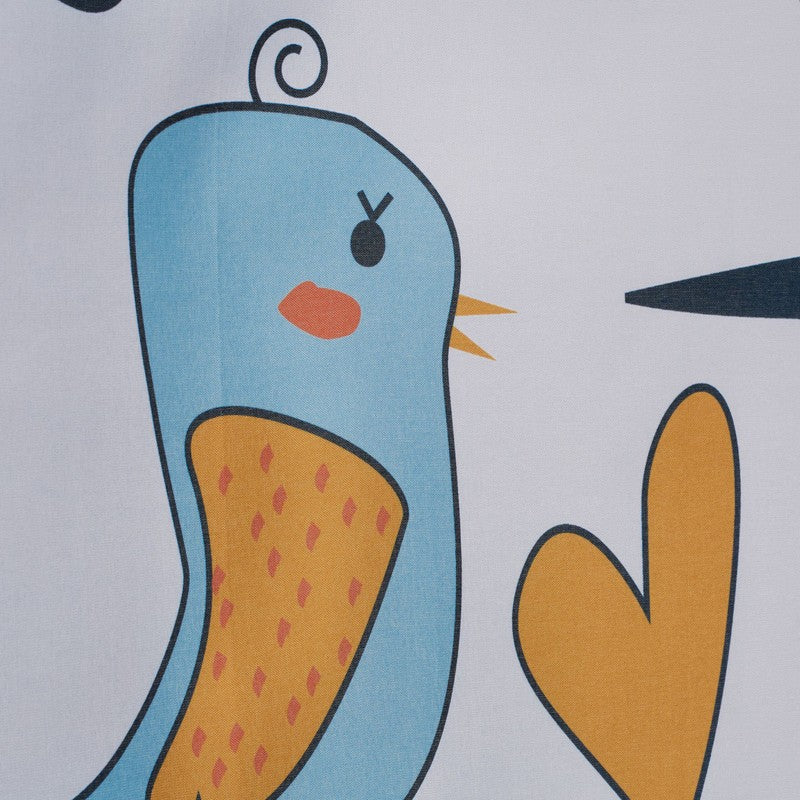 Textil DUSCHVORHANG Polyesterstoff mit Motiv + 12 Ringe 180×200cm