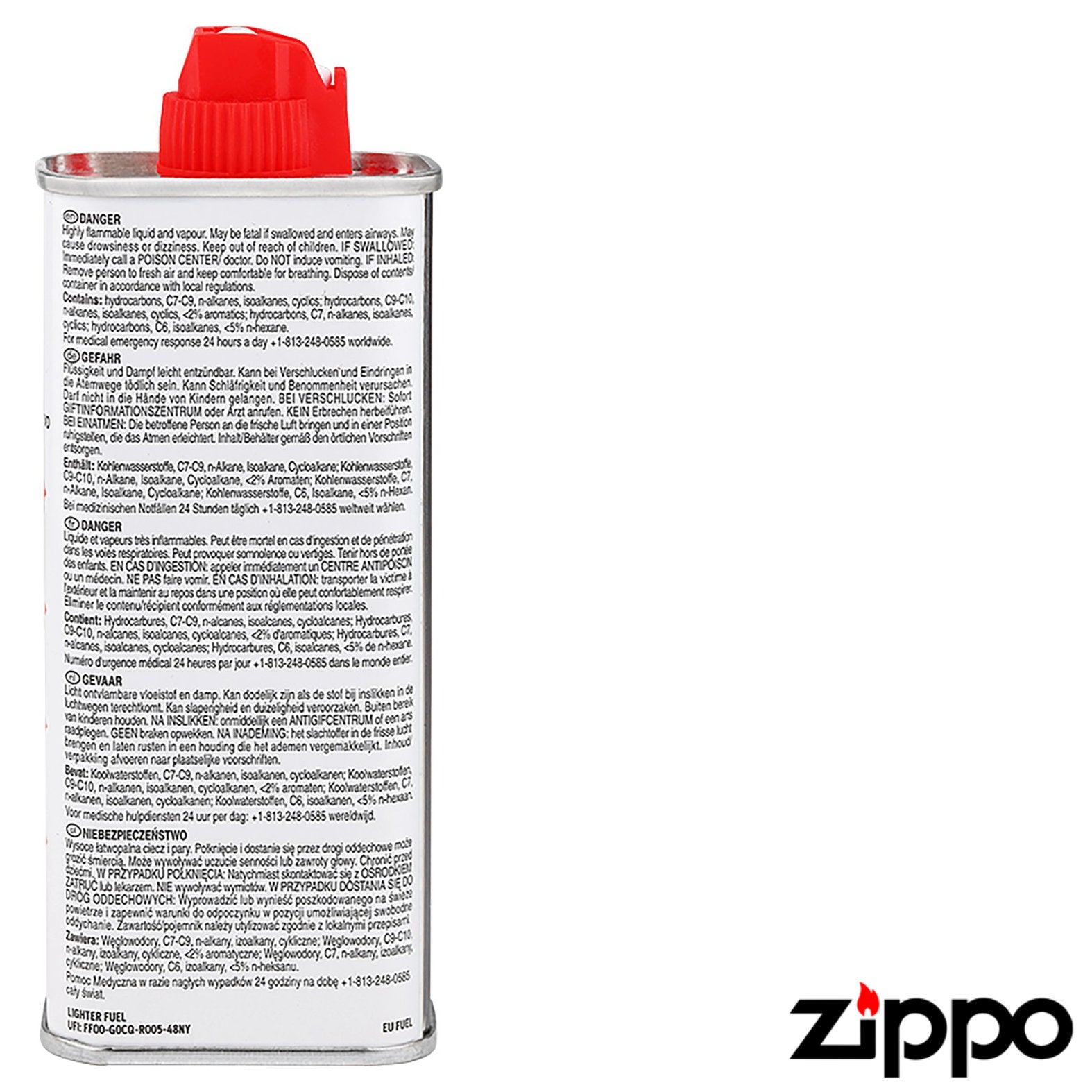 ZIPPO Feuerzeugbenzin 125ml WEISS