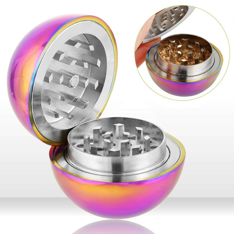 Gewürzmühle GRINDER RAINBOW Regenbogen Kugel 4-teilig Ø50mm