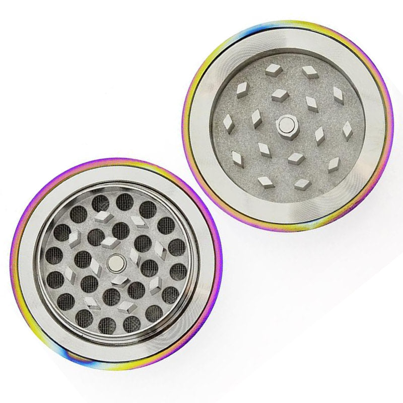 Gewürzmühle GRINDER RAINBOW Regenbogen Kugel 4-teilig Ø50mm