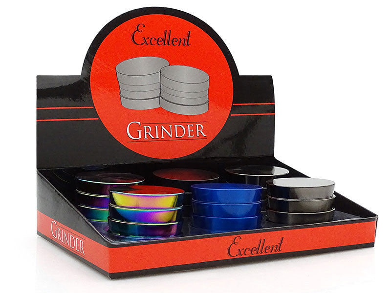 Gewürzmühle XL GRINDER PAGODA 4-teilig aus Metall Ø52mm