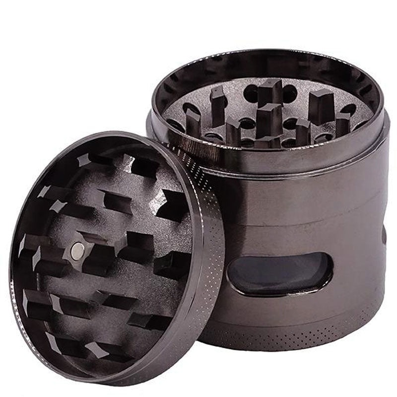 Gewürzmühle XL GRINDER ANTHRAZIT 4-teilig aus Metall Ø53mm