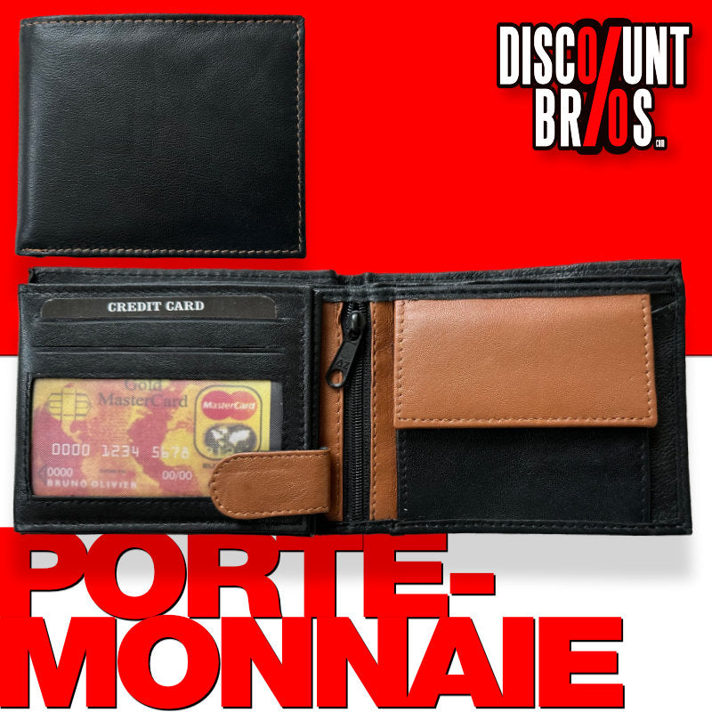 Brieftasche PORTEMONNAIE Geldbörse aus Nappa-Leder Echtleder