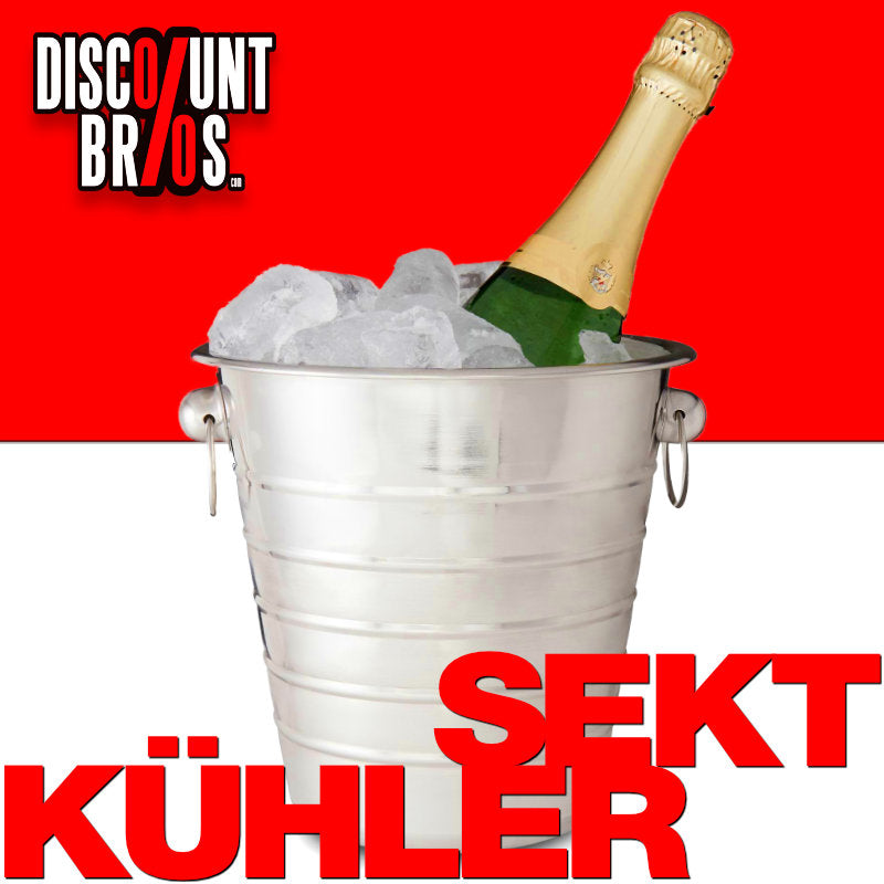 Flaschenkühler SEKTKÜHLER Eiskübel Edelstahl