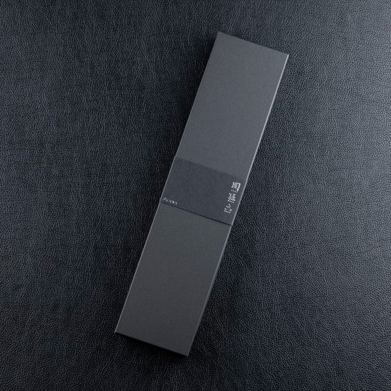 KAI SEKISOROKU Santoku Messer mit Damaststahl-Klinge (165 mm) und Holzgriff SCHWARZBRAUN