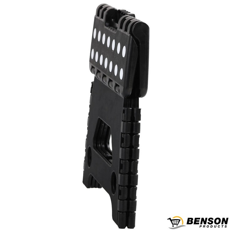 Klappbarer Hocker MINI KLAPPTRITT Klapphocker SCHWARZ