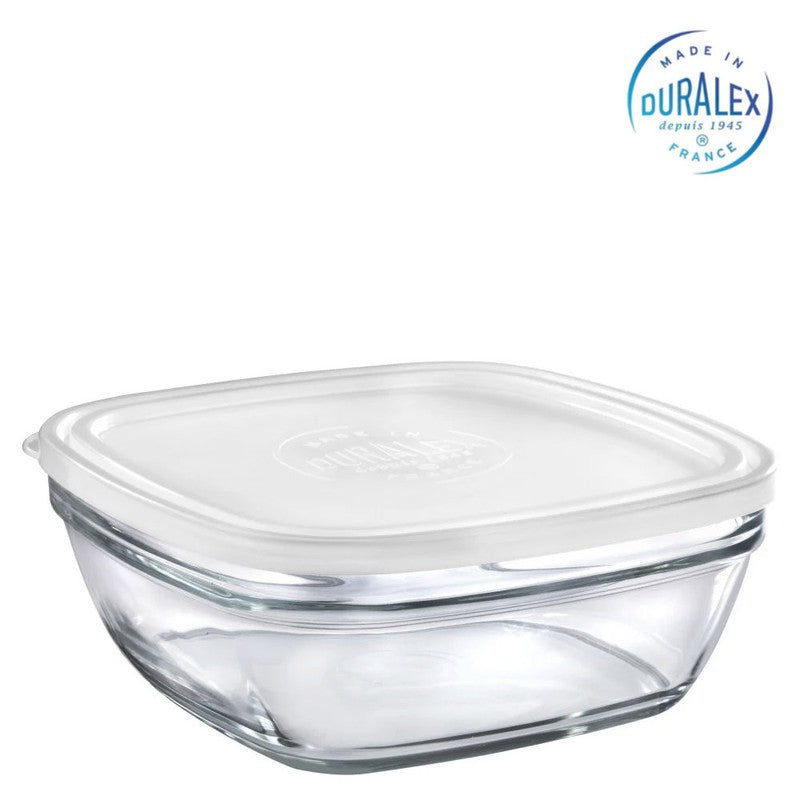 Duralex SCHÜSSEL mit DECKEL Vorratsdose Aufbewahrungsbox Lunchbox Frische Box 3l 23cm Transparent