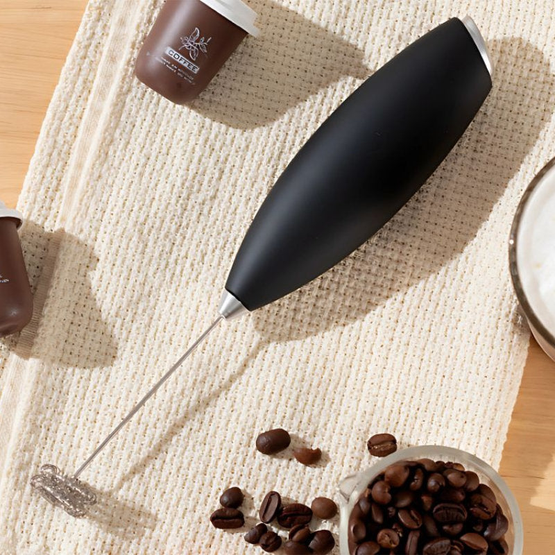 Mini-Mixer MILCHSCHÄUMER Milchaufschäumer mit Stände für Cappuccino und Latte