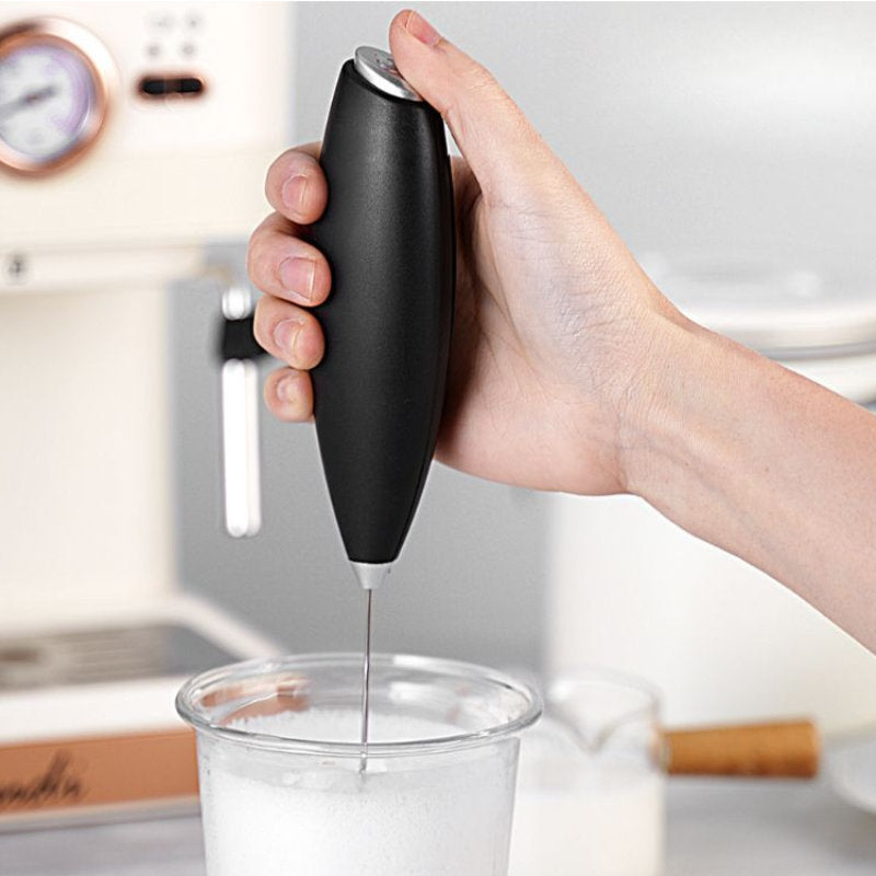 Mini-Mixer MILCHSCHÄUMER Milchaufschäumer mit Stände für Cappuccino und Latte