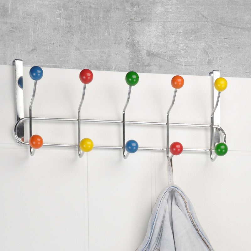 Türgarderobe GARDEROBE mit 10 bunten Haken