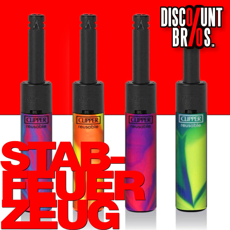 CLIPPER® Feuerzeug MINI STABFEUERZEUG Nebula-Motive
