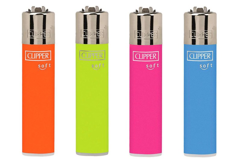 48 Stk. Clipper® FEUERZEUG Mehrwegfeuerzeug CP11 TOUCH & NEON