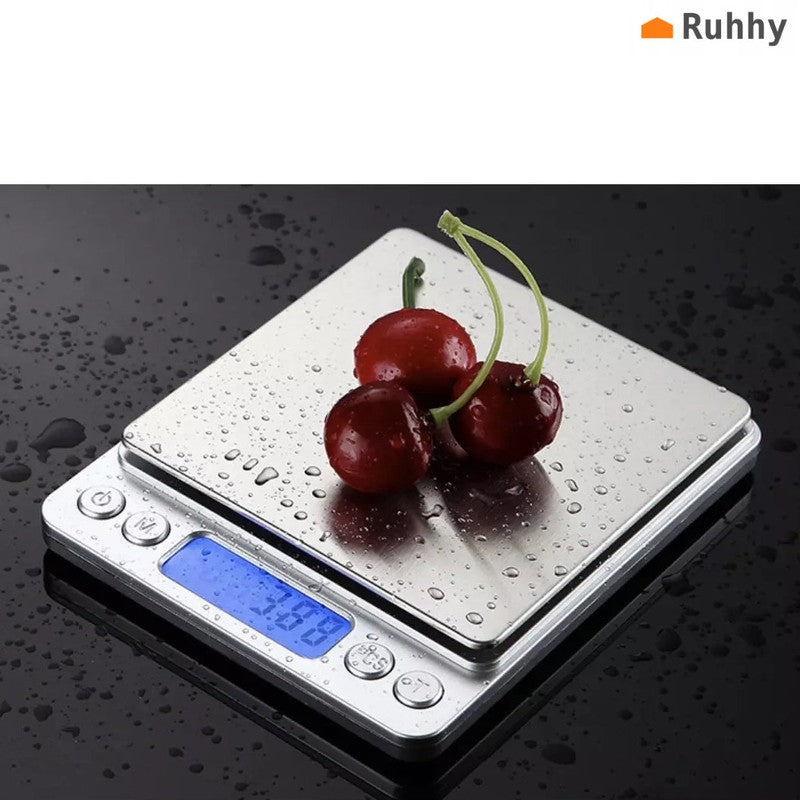 Digitale FEINWAAGE Briefwaage Zählwaage Präzisionswaage Waage bis 500g Präzision 0.01g