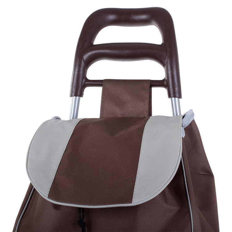 Einkaufstrolley EINKAUFSWAGEN Einkaufsroller Transportroller BRAUN