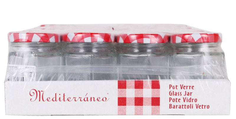95ml EINMACHGLÄSER Einmachglas Konfitürenglas GLAS SECHSECK