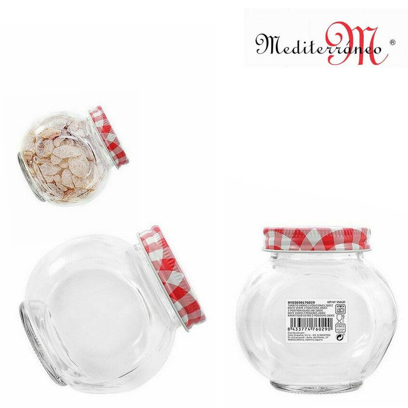 6er-Set 280ml Mediterraneo EINMACHGLÄSER Vorratsglas Einmachglas Konfitürenglas GLAS