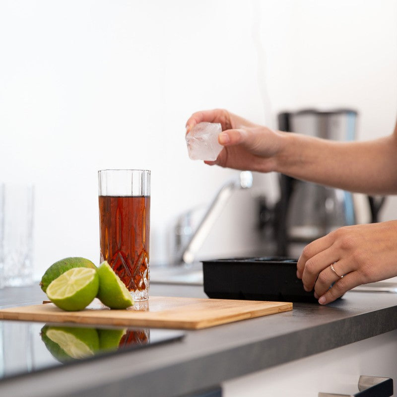 CUBE EISWÜRFELFORM Silikon 5cm auch geeignet als Backform und Pralinéform