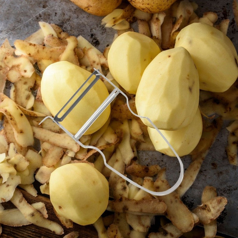Edelstahl SPARSCHÄLER Obstschäler, Gemüseschäler, Küchenschäler