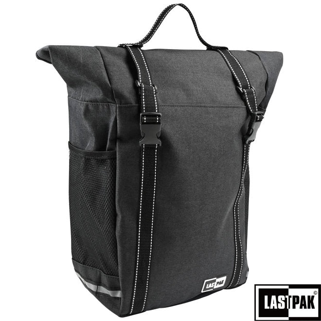 LASTPACK Velo- Fahrrad-GEPÄCKTASCHE Fahrradtasche für Gepäckträger 15l SCHWARZ