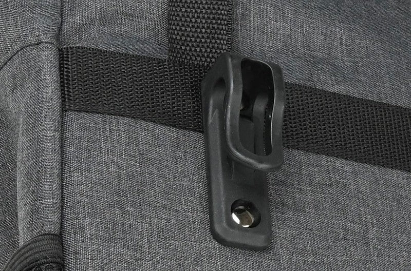 LASTPACK Velo- Fahrrad-GEPÄCKTASCHE Fahrradtasche für Gepäckträger 15l DUNKELGRAU