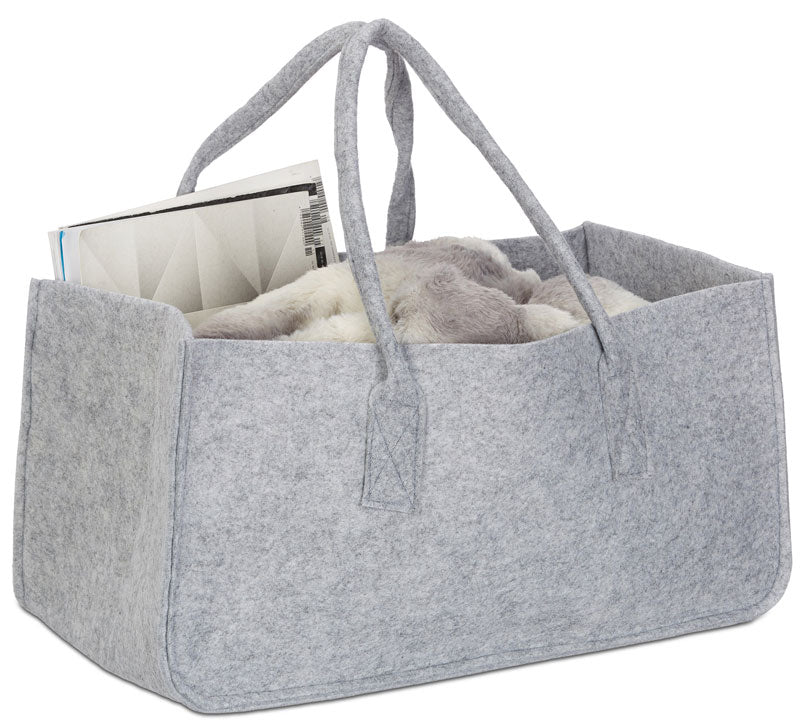 Tragetasche FILZTASCHE Tasche für Kaminholz aus Filz 50×25×25cm