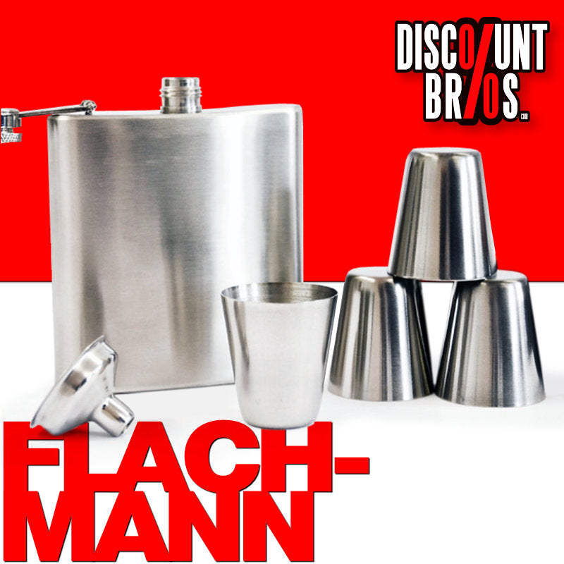6-tlg. Geschenk-Set FLACHMANN Set aus Edelstahl inkl. Becher