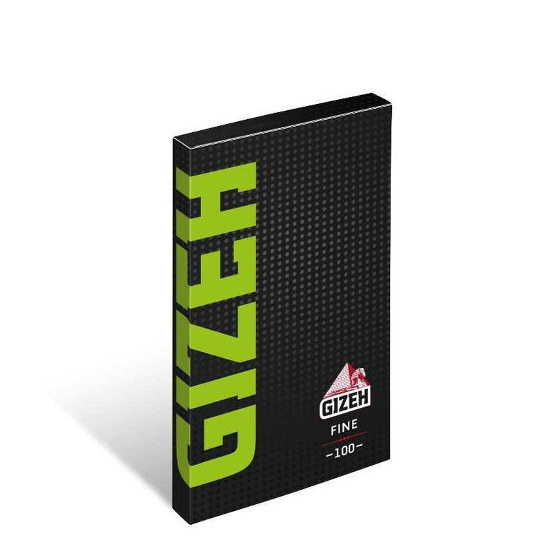 20 × Tray GIZEH Black Fine Magnet Papers Zigarettenpapier Hanf/Flachs Double Window 20100 Blatt 68×36mm