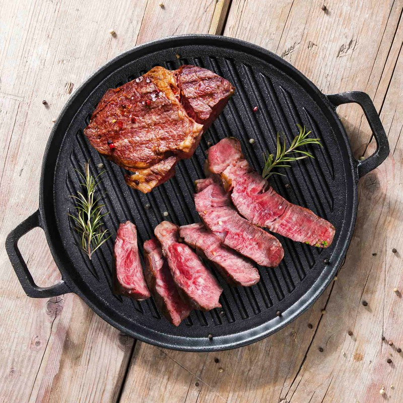 Grillrost GRILLPLATTE aus Gusseisen RUND