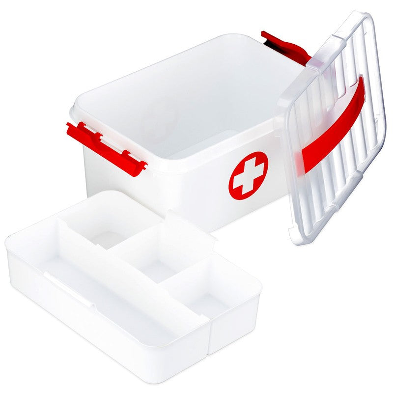 Medizinbox ERSTE HILFE KOFFER Arzneikasten Medizinkasten aus Kunststoff