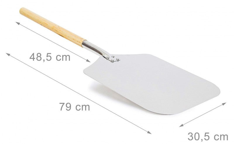 PIZZASCHAUFEL Brot- und Pizzaschieber eckig 30,5×79cm