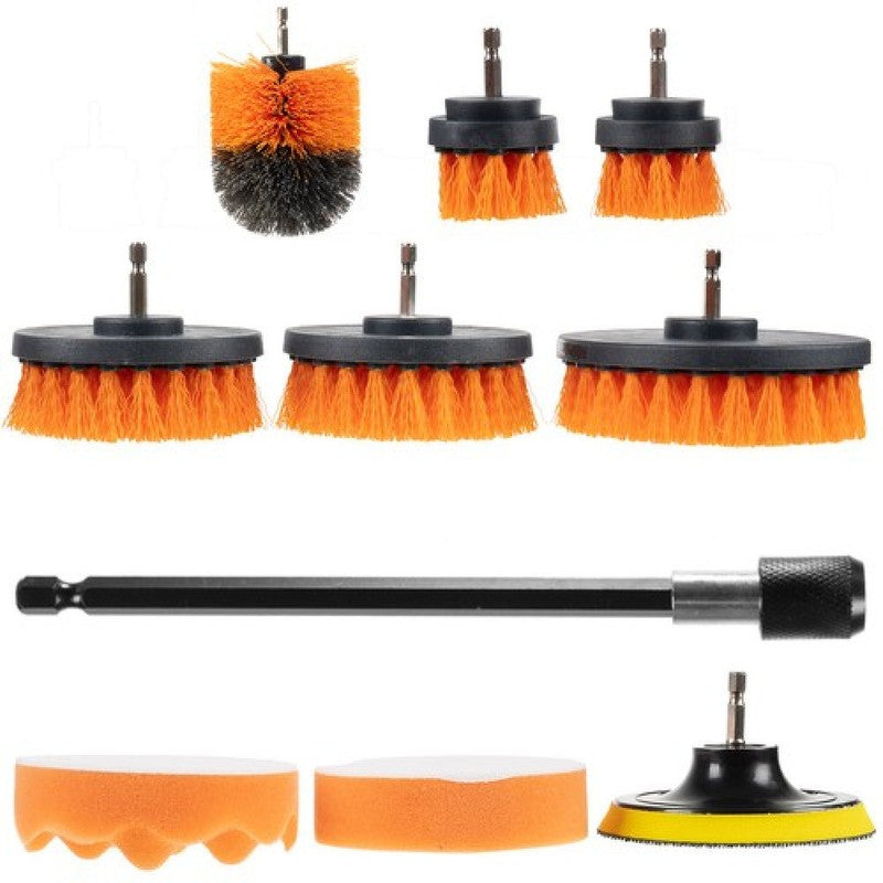 Power-Bürsten-Set REINIGUNGS- + POLIER-SET für Bohrmaschinen + Akkuschrauber 22-tlg.