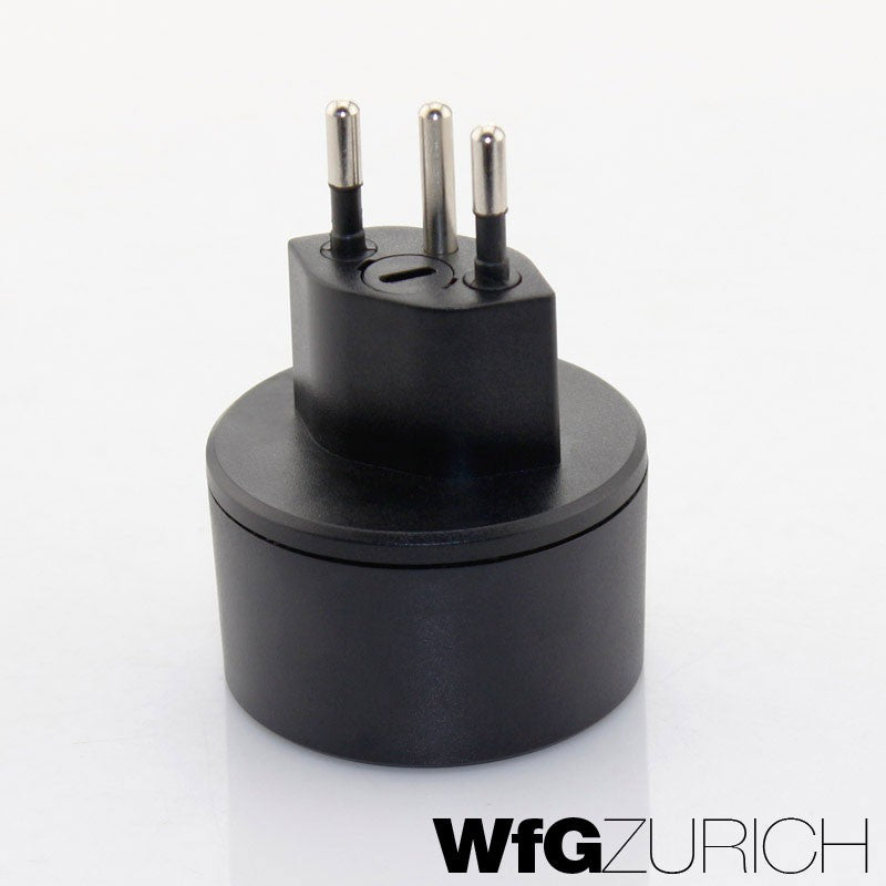 10 Stk. Reiseadapter Übergangs-Stecker SCHUKO (Typ F CEE 7) > Schweiz/CH (T12)